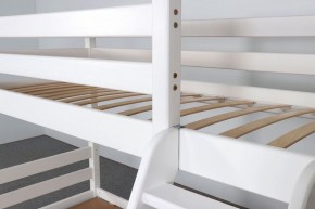 АДЕЛЬ Кровать двухъярусная с наклонной лестницей (белый) в Муравленко - muravlenko.ok-mebel.com | фото 6