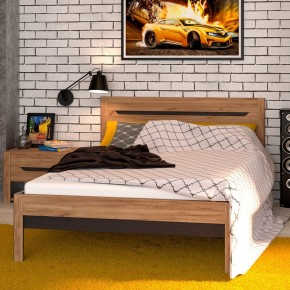 АФИНА А3г Кровать 1800 (крафт) в Муравленко - muravlenko.ok-mebel.com | фото 2