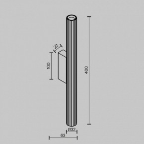 Бра Maytoni Calipso C082WL-12W2.7K-B в Муравленко - muravlenko.ok-mebel.com | фото 4