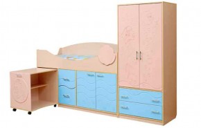 Набор мебели для детской Юниор -12.2 (700*1860) МДФ матовый в Муравленко - muravlenko.ok-mebel.com | фото 1
