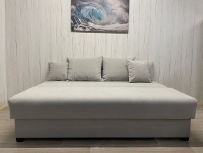Диван Комфорт-1 (НПБ) велюр Luma 13 св.серый в Муравленко - muravlenko.ok-mebel.com | фото 3