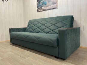 Диван Престиж-15 (НПБ+МДФ) велюр Sensey bottle green в Муравленко - muravlenko.ok-mebel.com | фото 3