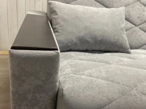 Диван Престиж-15 (НПБ+МДФ) велюр Sensey silver в Муравленко - muravlenko.ok-mebel.com | фото 6
