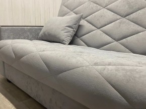 Диван Престиж-15 (НПБ+МДФ) велюр Sensey silver в Муравленко - muravlenko.ok-mebel.com | фото 7