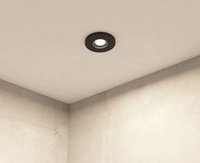 DK2036-BK Встраиваемый светильник влагозащ., IP 44, до 15 Вт, GU10, LED, черный, алюминий в Муравленко - muravlenko.ok-mebel.com | фото 7