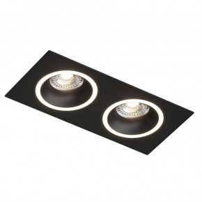 DK2062-BK Встраиваемый светильник, IP 20, до 15 Вт, GU10, LED, черный, алюминий в Муравленко - muravlenko.ok-mebel.com | фото