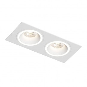 DK2062-WH Встраиваемый светильник, IP 20, до 15 Вт, GU10, LED, белый, алюминий в Муравленко - muravlenko.ok-mebel.com | фото
