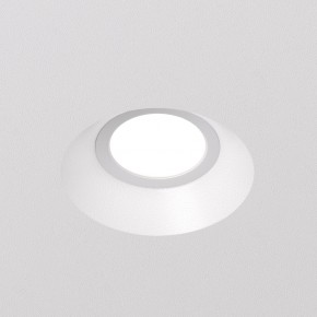 DK2081-WH Встраиваемый точечный светильник для натяжных ПВХ потолков INVIZ, IP 20, до 9 Вт, GU10, LED, белый, ABS-пластик в Муравленко - muravlenko.ok-mebel.com | фото