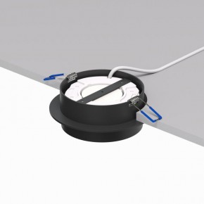 DK2090-BK Встраиваемый светильник FLAT, IP 20, до 15 Вт, GX53, LED, черный, алюминий в Муравленко - muravlenko.ok-mebel.com | фото 4