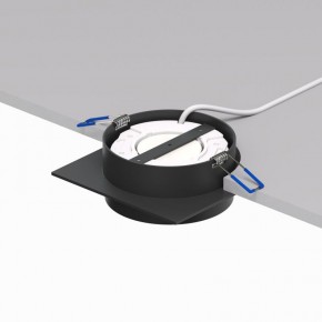 DK2091-BK Встраиваемый светильник FLAT, IP 20, до 15 Вт, GX53, LED, черный, алюминий в Муравленко - muravlenko.ok-mebel.com | фото 4
