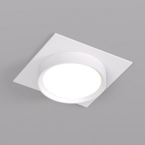 DK2091-WH Встраиваемый светильник FLAT, IP 20, до 15 Вт, GX53, LED, белый, алюминий в Муравленко - muravlenko.ok-mebel.com | фото