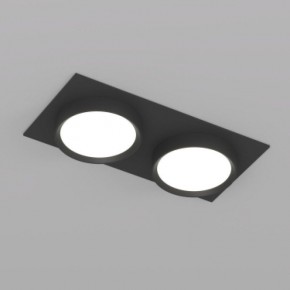 DK2092-BK Встраиваемый светильник FLAT, IP 20, до 15 Вт, GX53, LED, черный, алюминий в Муравленко - muravlenko.ok-mebel.com | фото 4