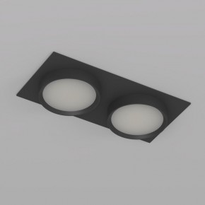 DK2092-BK Встраиваемый светильник FLAT, IP 20, до 15 Вт, GX53, LED, черный, алюминий в Муравленко - muravlenko.ok-mebel.com | фото 5