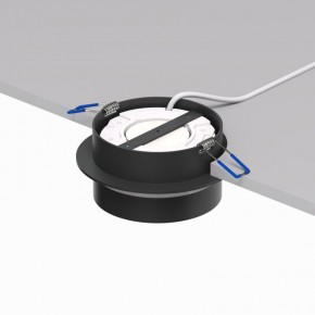 DK2100-BK Встраиваемый светильник NIKO, IP 20, до 15 Вт, GX53, LED, черный, акрил, алюминий в Муравленко - muravlenko.ok-mebel.com | фото 4