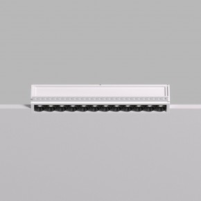 DK2532-WB Встраиваемый светильник SPACE со светодиодом под шпатлевку L240mm 220V 20W 38° 4000К IP20 белый/черный алюминий в Муравленко - muravlenko.ok-mebel.com | фото 3