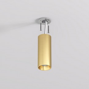 DK2615-SB Накладной светильник SHINE TUBE со светодиодом, D45*H115, IP20, 3000К, 7W, RA?90, сатинированная латунь, алюминий в Муравленко - muravlenko.ok-mebel.com | фото 3