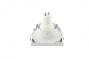 DK3014-WH Встраиваемый светильник влагозащ., IP 44, 50 Вт, GU10, белый, алюминий в Муравленко - muravlenko.ok-mebel.com | фото 5