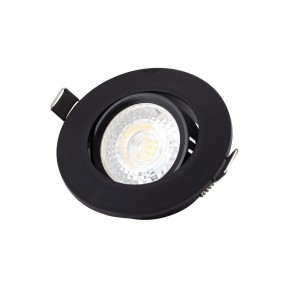 DK3020-BK Встраиваемый светильник, IP 20, 10 Вт, GU5.3, LED, черный, пластик в Муравленко - muravlenko.ok-mebel.com | фото