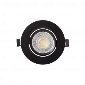 DK3020-BK Встраиваемый светильник, IP 20, 10 Вт, GU5.3, LED, черный, пластик в Муравленко - muravlenko.ok-mebel.com | фото