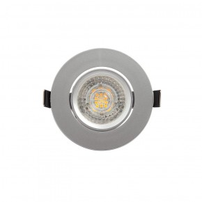 DK3020-CM Встраиваемый светильник, IP 20, 10 Вт, GU5.3, LED, серый, пластик в Муравленко - muravlenko.ok-mebel.com | фото