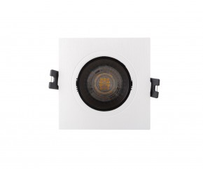 DK3021-WB Встраиваемый светильник, IP 20, 10 Вт, GU5.3, LED, белый/черный, пластик в Муравленко - muravlenko.ok-mebel.com | фото