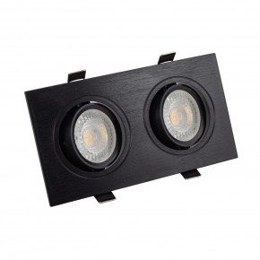 DK3022-BK Встраиваемый светильник, IP 20, 10 Вт, GU5.3, LED, черный, пластик в Муравленко - muravlenko.ok-mebel.com | фото