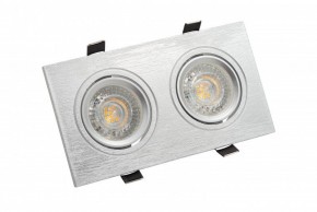 DK3022-CM Встраиваемый светильник, IP 20, 10 Вт, GU5.3, LED, серый, пластик в Муравленко - muravlenko.ok-mebel.com | фото 3