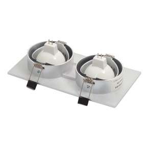 DK3022-CM Встраиваемый светильник, IP 20, 10 Вт, GU5.3, LED, серый, пластик в Муравленко - muravlenko.ok-mebel.com | фото 4