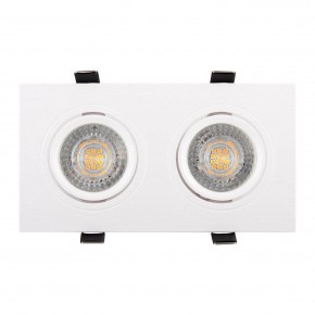 DK3022-WH Встраиваемый светильник, IP 20, 10 Вт, GU5.3, LED, белый, пластик в Муравленко - muravlenko.ok-mebel.com | фото 2