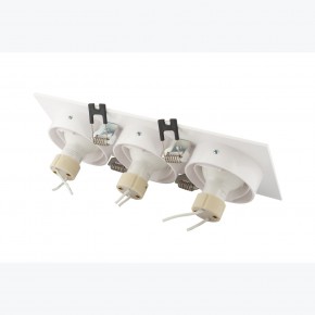 DK3023-WH Встраиваемый светильник, IP 20, 10 Вт, GU5.3, LED, белый, пластик в Муравленко - muravlenko.ok-mebel.com | фото 4