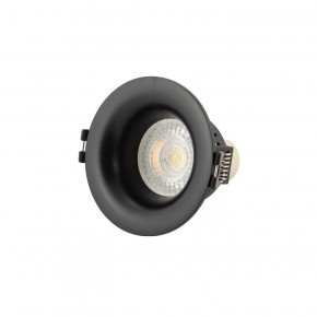 DK3024-BK Встраиваемый светильник, IP 20, 10 Вт, GU5.3, LED, черный, пластик в Муравленко - muravlenko.ok-mebel.com | фото