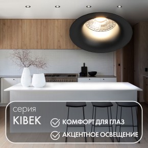 DK3024-BK Встраиваемый светильник, IP 20, 10 Вт, GU5.3, LED, черный, пластик в Муравленко - muravlenko.ok-mebel.com | фото 4