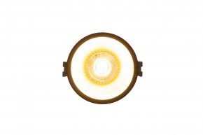 DK3026-BG Встраиваемый светильник, IP 20, 10 Вт, GU5.3, LED, черный/золотой, пластик в Муравленко - muravlenko.ok-mebel.com | фото 2