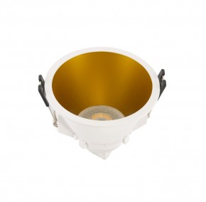 DK3026-WG Встраиваемый светильник, IP 20, 10 Вт, GU5.3, LED, белый/золотой, пластик в Муравленко - muravlenko.ok-mebel.com | фото 2