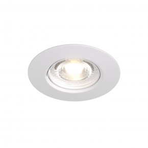 DK3028-WH Встраиваемый светильник, IP 20, 10 Вт, GU5.3, LED, белый, пластик в Муравленко - muravlenko.ok-mebel.com | фото 5