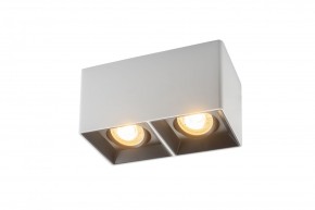 DK3035-WB Светильник накладной IP 20, 10 Вт, GU5.3, LED, белый/черный, пластик в Муравленко - muravlenko.ok-mebel.com | фото