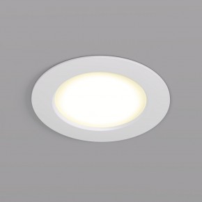DK3046-WH Встраиваемый светильник, IP 20, 5Вт, LED, белый, пластик в Муравленко - muravlenko.ok-mebel.com | фото