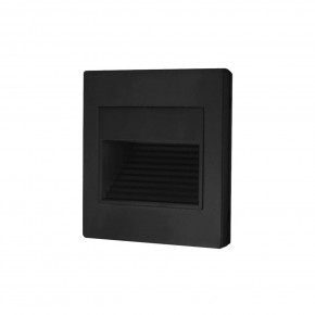 DK3050-BK Светильник встраиваемый в стену, IP 20, LED 3000, 1 Вт, черный пластик в Муравленко - muravlenko.ok-mebel.com | фото