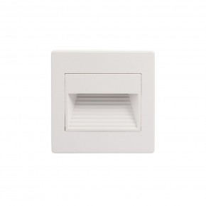 DK3050-WH Светильник встраиваемый в стену, IP 20, LED 3000, 1 Вт, белый, пластик в Муравленко - muravlenko.ok-mebel.com | фото 3