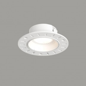 DK3055-WH Встраиваемый светильник, IP 20, 10 Вт, GU5.3, LED, белый, пластик в Муравленко - muravlenko.ok-mebel.com | фото