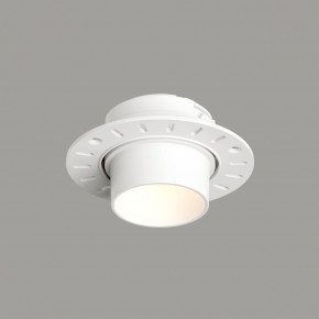 DK3056-WH Встраиваемый светильник под шпатлевку, IP20, до 15 Вт, LED, GU5,3, белый, пластик в Муравленко - muravlenko.ok-mebel.com | фото