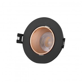 DK3061-BBR Встраиваемый светильник, IP 20, 10 Вт, GU5.3, LED, черный/бронзовый, пластик в Муравленко - muravlenko.ok-mebel.com | фото