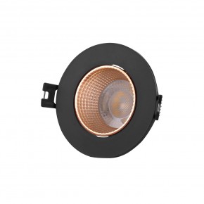 DK3061-BBR Встраиваемый светильник, IP 20, 10 Вт, GU5.3, LED, черный/бронзовый, пластик в Муравленко - muravlenko.ok-mebel.com | фото