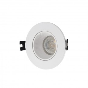 DK3061-WH Встраиваемый светильник, IP 20, 10 Вт, GU5.3, LED, белый/белый, пластик в Муравленко - muravlenko.ok-mebel.com | фото