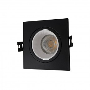 DK3071-BK+WH Встраиваемый светильник, IP 20, 10 Вт, GU5.3, LED, черный/белый, пластик в Муравленко - muravlenko.ok-mebel.com | фото
