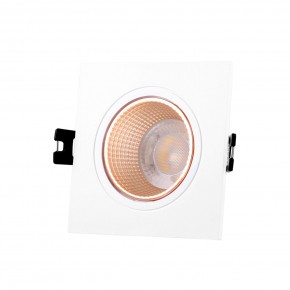 DK3071-WBR Встраиваемый светильник, IP 20, 10 Вт, GU5.3, LED, белый/бронзовый, пластик в Муравленко - muravlenko.ok-mebel.com | фото