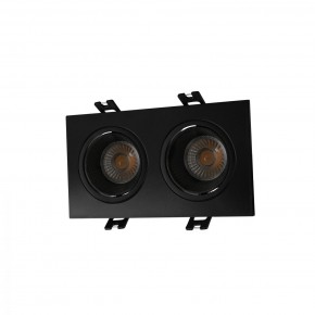 DK3072-BK Встраиваемый светильник, IP 20, 10 Вт, GU5.3, LED, черный/черный, пластик в Муравленко - muravlenko.ok-mebel.com | фото