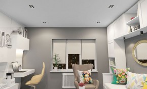 DK3072-BK+WH Встраиваемый светильник, IP 20, 10 Вт, GU5.3, LED, черный/белый, пластик в Муравленко - muravlenko.ok-mebel.com | фото 2