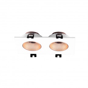 DK3072-WBR Встраиваемый светильник, IP 20, 10 Вт, GU5.3, LED, белый/бронзовый, пластик в Муравленко - muravlenko.ok-mebel.com | фото 2