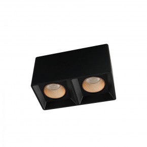 DK3085-BK+BR Светильник накладной IP 20, 10 Вт, GU5.3, LED, черный/бронзовый, пластик в Муравленко - muravlenko.ok-mebel.com | фото